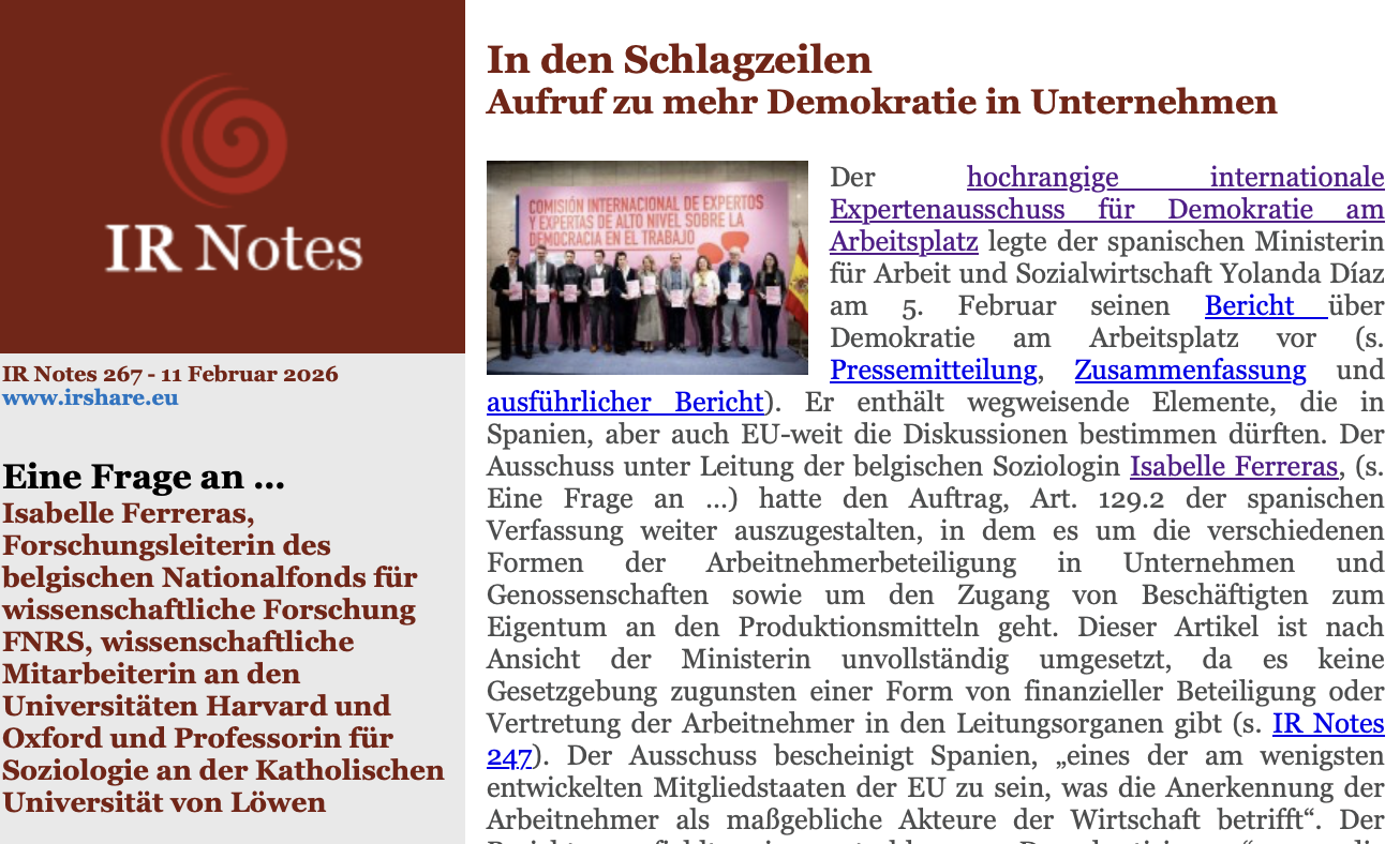 IR Notes (auf Deutsch)